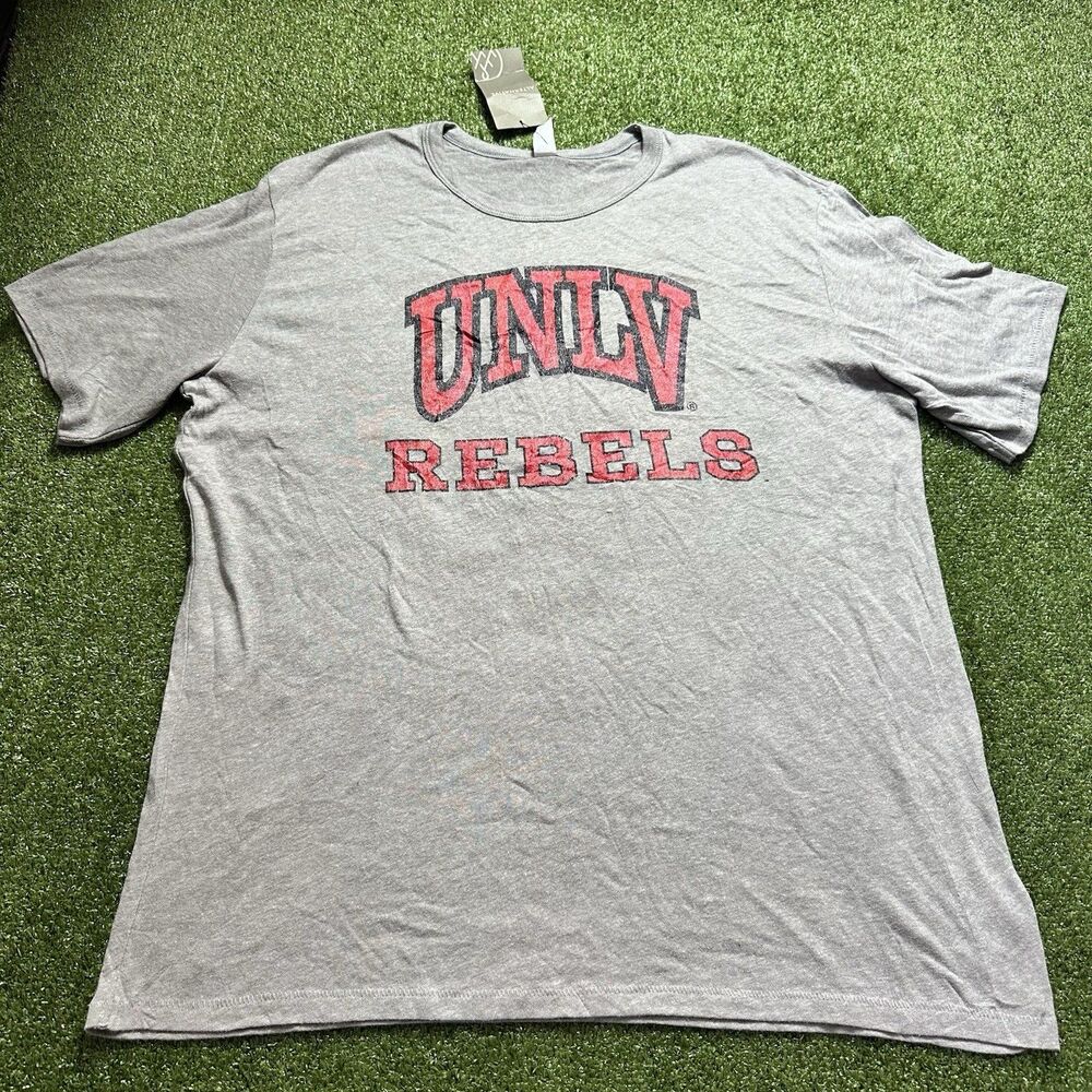 UNLV REBELS - GRAY - XL SIZE T SHIRT! Alternative Branded NWT